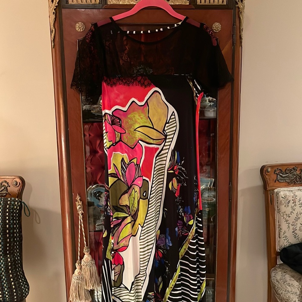 Vintage Save The Queen Dress, Very Colorful!